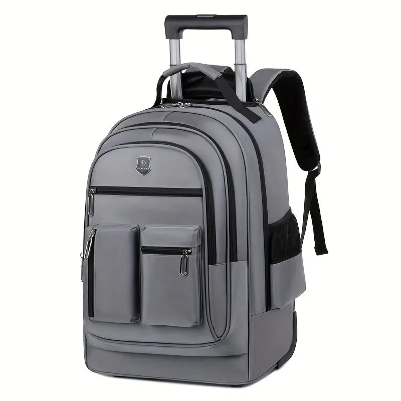 Multifunctional large capacity business, school and travel rolling backpack image 10