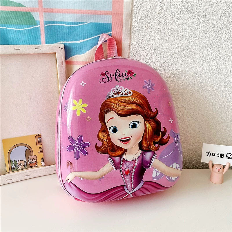 Super cute Hard Shell 3D Waterproof Kindergarten Backpack.