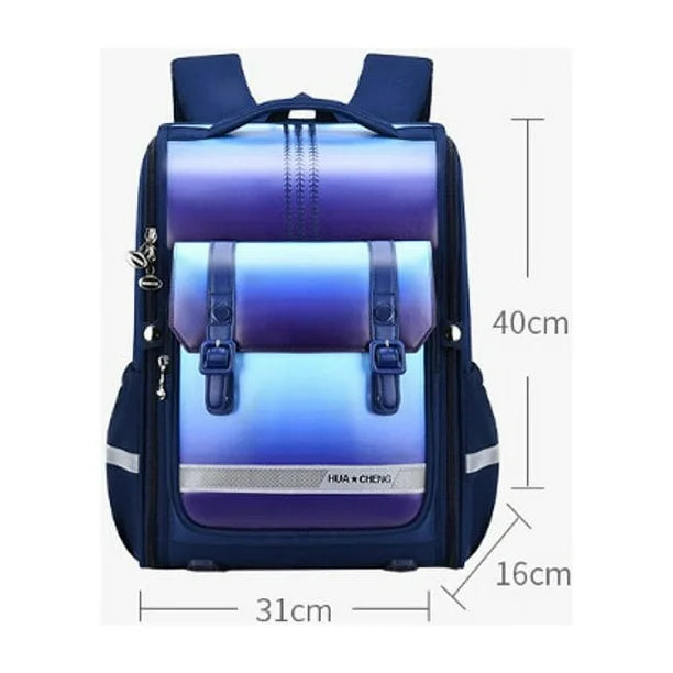 Fully padded student back pack - Blue image