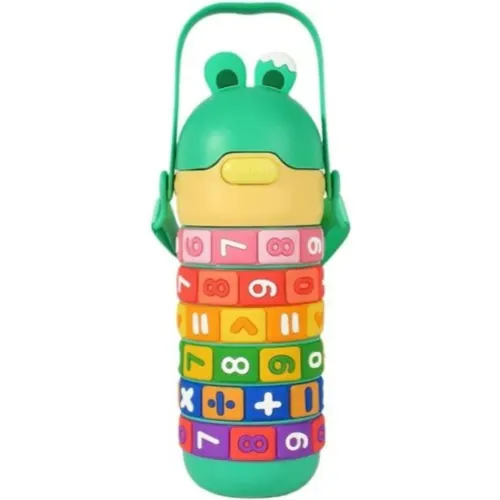 Spin Fun Insulated Mathematics Vacuum Kids Water Bottle image 0