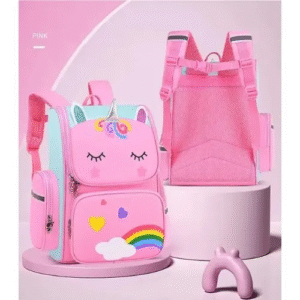 Large Unicorn Backpack- Blue image 3