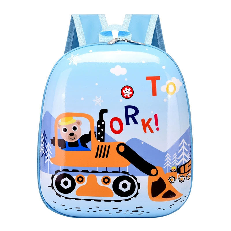 Super cute Hard Shell 3D Waterproof Kindergarten Backpack.