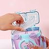 Creative Washing Machine Shaped Water Bottles with Straw,Leak Proof Cute Plastic Bottles with Adjustable Shoulder Strap, Juice Drinking Bottles for Outdoor Sports Travel image 7