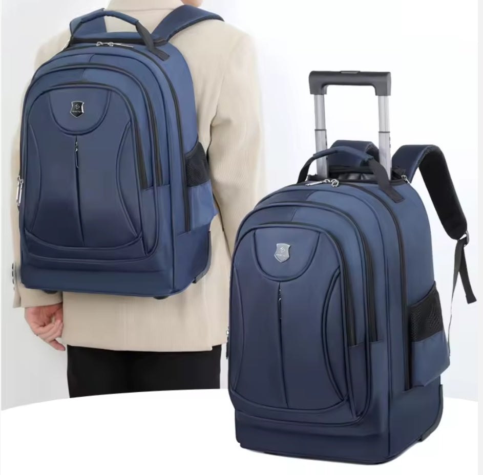 Rolling  Large Capacity Bag Computer Backpack for Overnight Business image 4