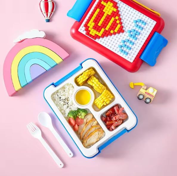 Bento box with building blocks image 5