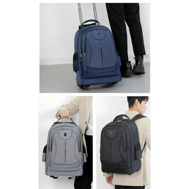 Rolling  Large Capacity Bag Computer Backpack for Overnight Business image 0