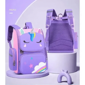 Large Unicorn Backpack- Blue image 5