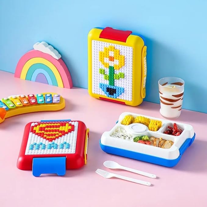 Bento box with building blocks image 4