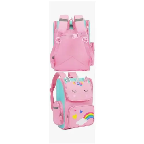 Unicorn School Backpack - Pink image 2