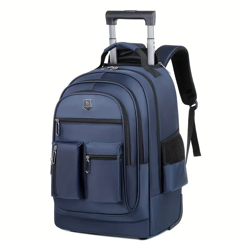 Multifunctional large capacity business, school and travel rolling backpack image 11