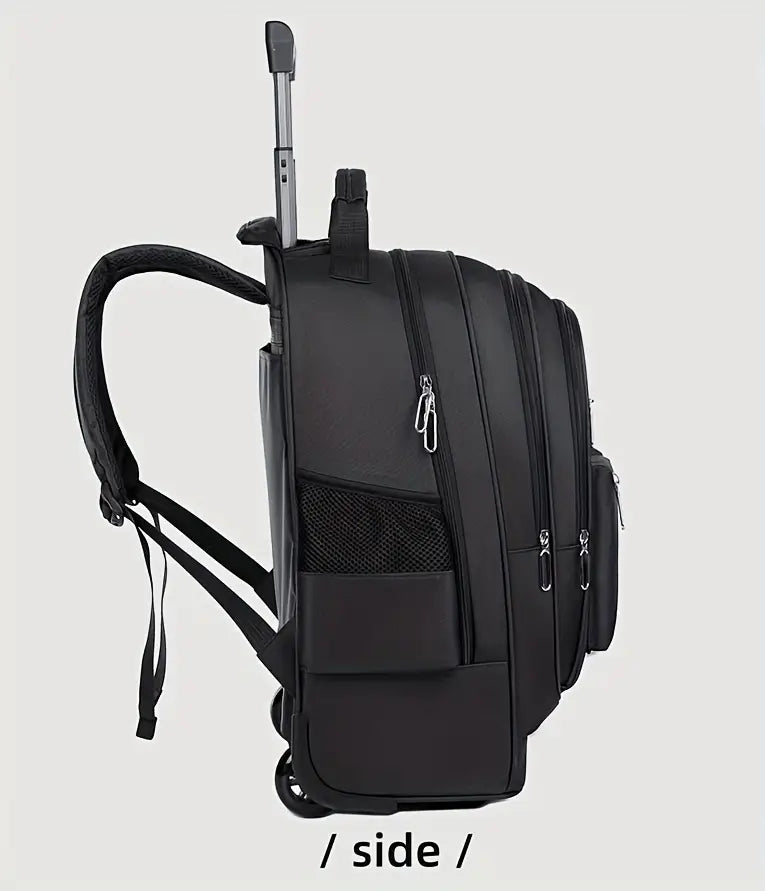 Multifunctional large capacity business, school and travel rolling backpack image 7